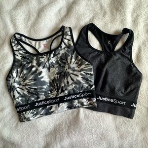 Justice Girls Sports Bra 2pk Sz 32
